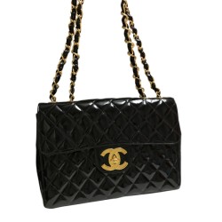 Sacs Chanel Timeless Noir d'occasion