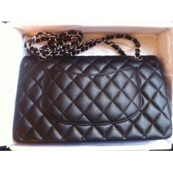 sac chanel cuir caviar classique