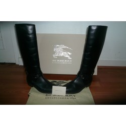 bottes cavalière burberry