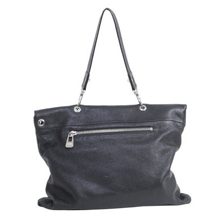 Sac à Main Vintage Sonia Rykiel En Feutre Noir - Style Sac De Jour - Occasion Très Bon État