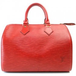 SPEEDY 25 CUIR EPI ROUGE