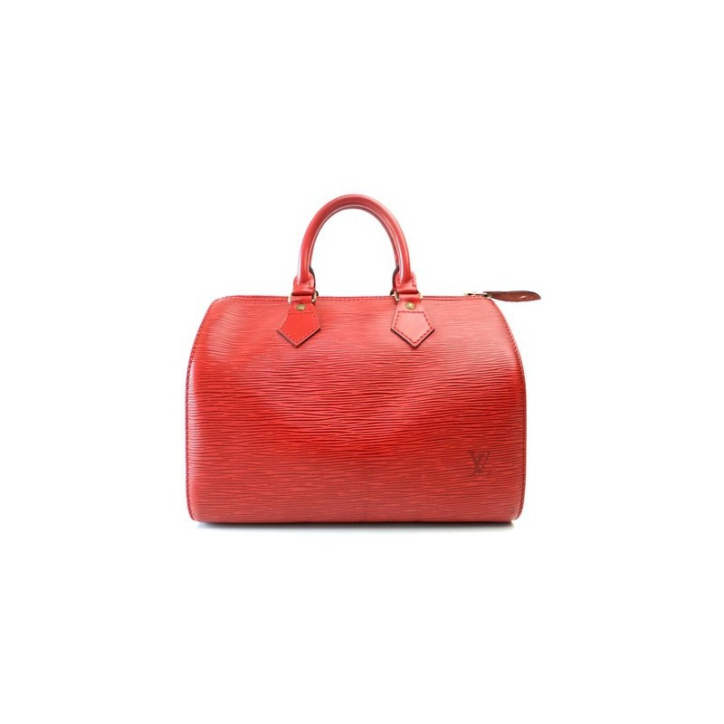 SPEEDY 25 CUIR EPI ROUGE