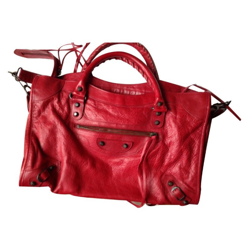 sac balenciaga rouge d occasion